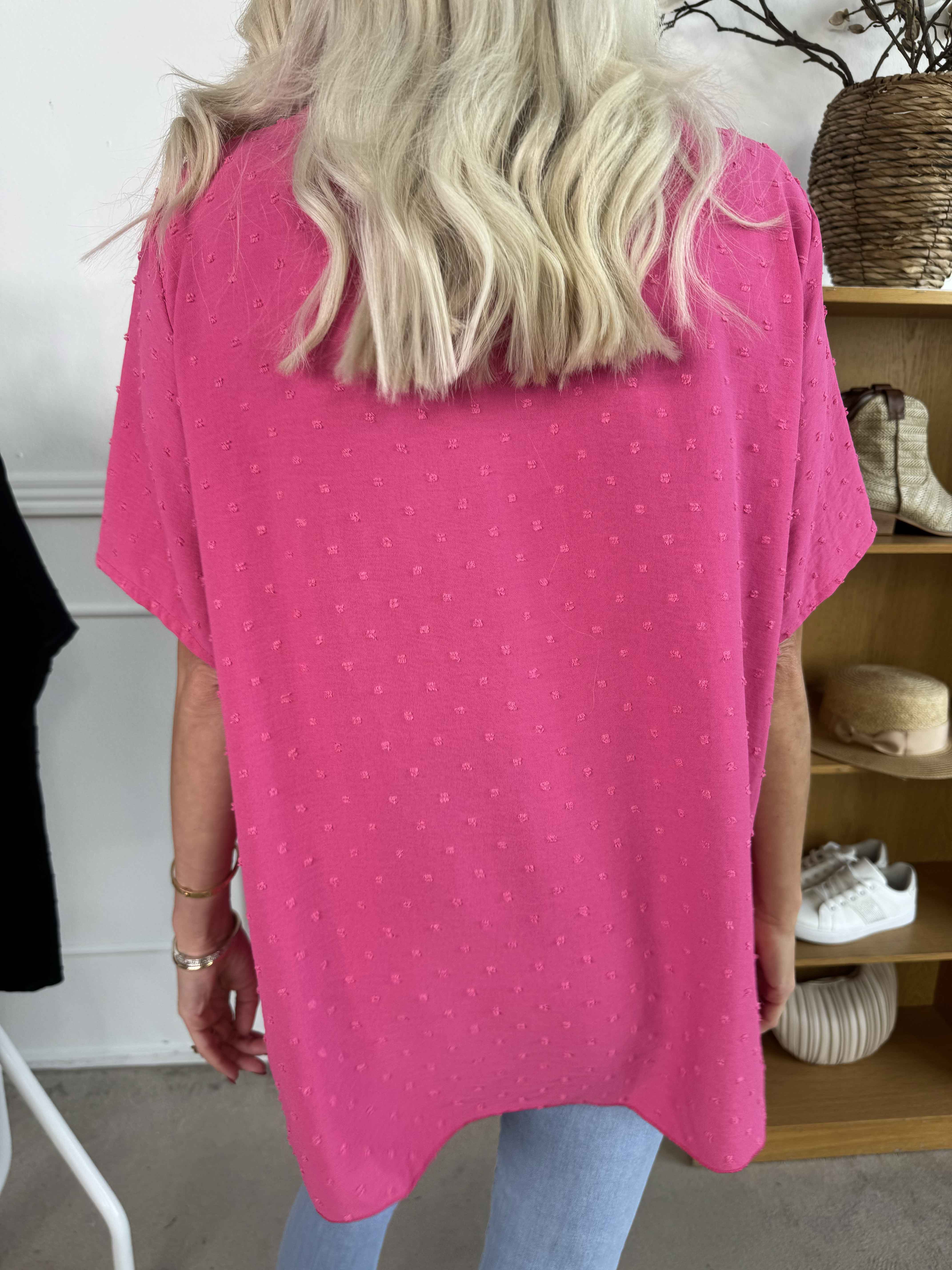 Bloom - Sød tunika med flæsekant og sløjfe